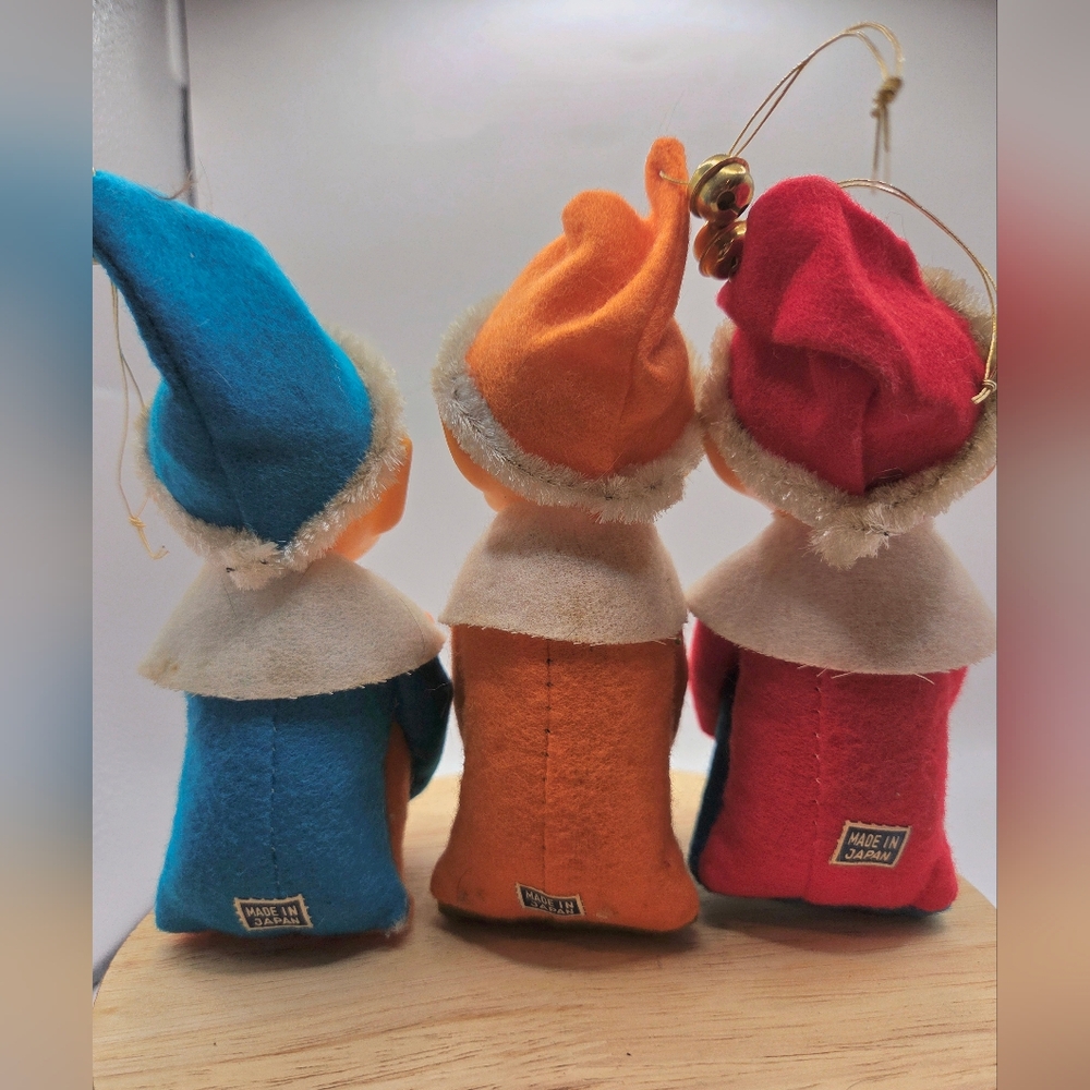 1960s Knee Hugger Elves Set Of 3 Rare Colors Made In Japan - Picture 2 of 3